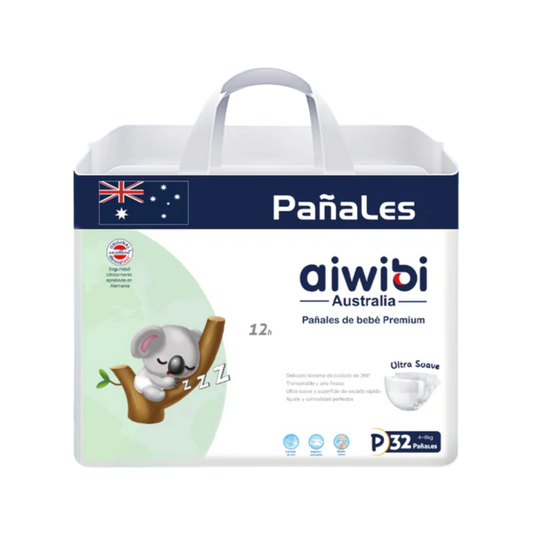 Pañal Aiwibi Premium Talla P - 32 Unidades