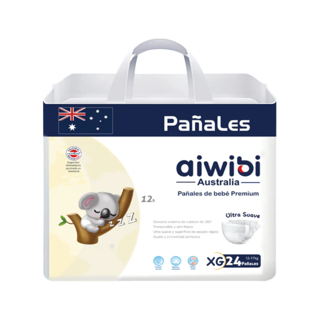Pañal Aiwibi Premium Talla XG - 24 Unidades