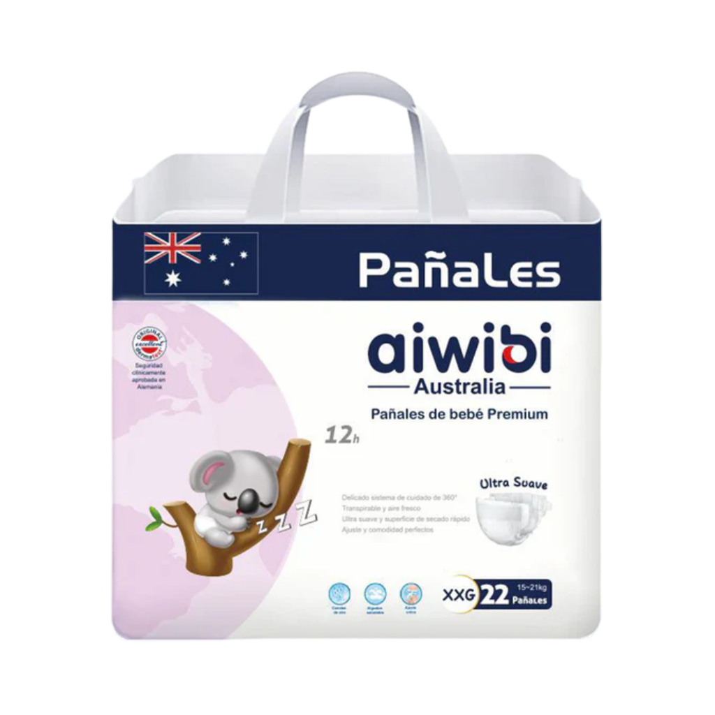 Pañal Aiwibi Premium Talla XXG - 22 Unidades