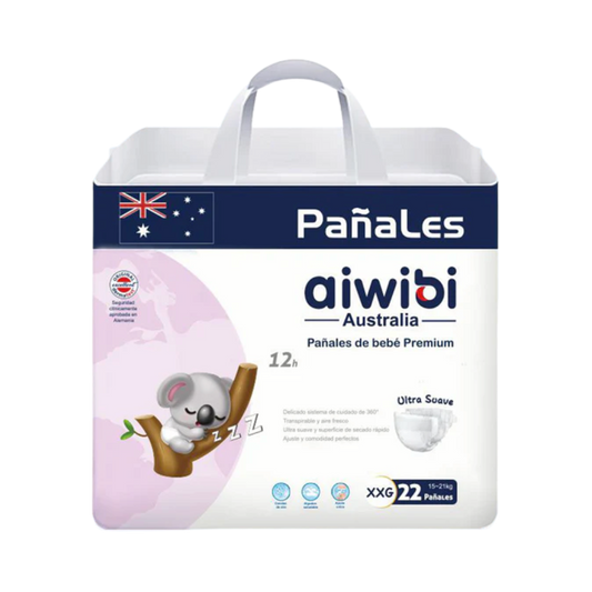 Pañal Aiwibi Premium Talla XXG - 22 Unidades