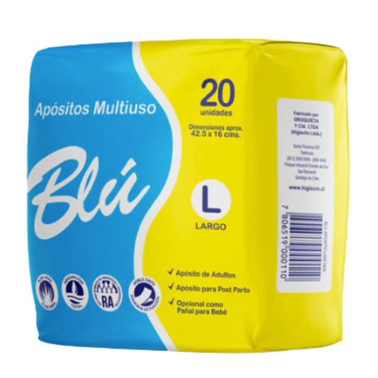 Apósito Blu Talla L - 20 Unidades