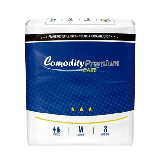 Pañal Comodity Premium Talla M – 8 Unidades