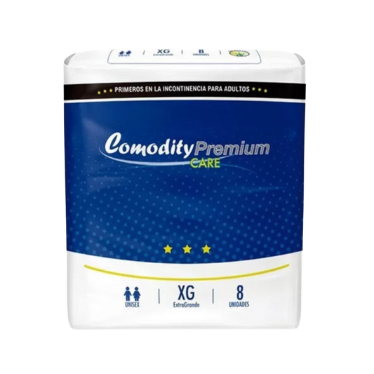 Pañal Comodity Premium Talla XG - 8 Unidades