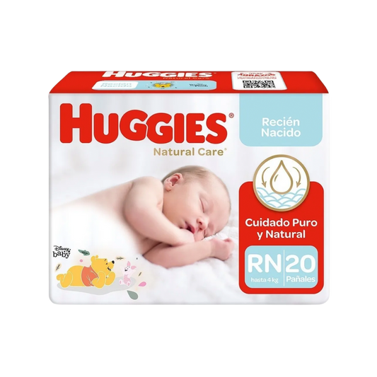 Pañal Huggies Natural Care RN - 20 Unidades