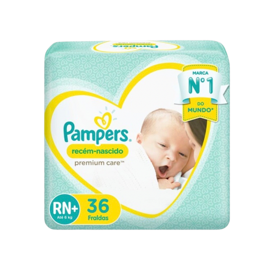 Pañal Pampers Premium Care RN+ - 36 Unidades