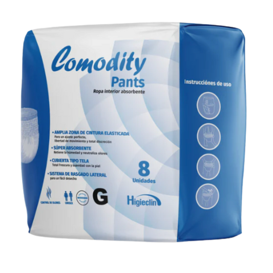 Pants Comodity Talla G - 8 Unidades
