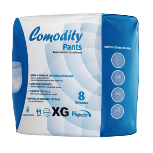 Pants Comodity Talla XG - 8 Unidades