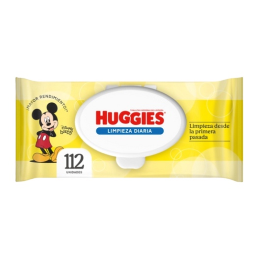 Toallas Húmedas Huggies Limpieza Diaria – 112 Unidades